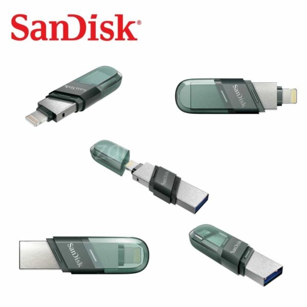 Flash disk SANDISK XPAND MINI Flash Drive POUR IPHONE 64GB Pour Iphone, Ipad Et Ordinateur USB 3.1+Lightning