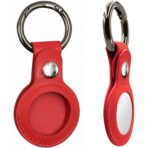 سلسلة مفاتيح من الجلد الصناعي لـ Apple Airtag, حالة وقائية لأبل AirTag, بلوتوث, تعقب الموقع - الصورة 3