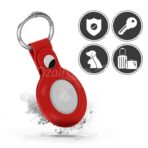 سلسلة مفاتيح من الجلد الصناعي لـ Apple Airtag, حالة وقائية لأبل AirTag, بلوتوث, تعقب الموقع - الصورة 4