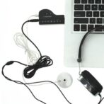 ⁦كارت صوت يو اس بي خارجي 2.0 بطاقة صوت ميني بيانو USB للكمبيوتر اللوحي والكمبيوتر المحمول⁩ - الصورة ⁦2⁩