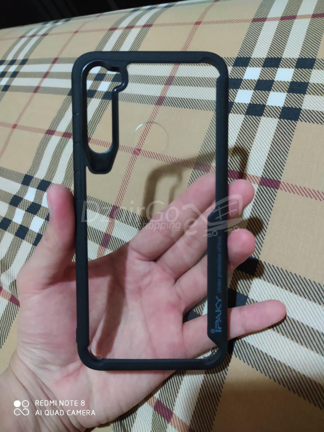 case_xiaomi_redmi_note_8_ipaky_bumper_aprolink_1585306694_3cab7ad9_progressive.jpg REDMI NOTE8 T Coque en Silicone acrylique hybride antichoc IPAKY coque transparente note 8T – Image 1