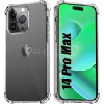 Coque de téléphone iphone 14 PRO MAX de luxe antichoc transparente, étui de protection antichoc en TPU avec dos rigide pour Samsung Galaxy 14 PRO MAX – Image 2