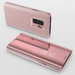 pochette Mirror S9 ROSE GOLD Case pour Samsung Galaxy S9 ORIGINAL  Case Flip Slim Clear View – Image 3
