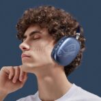casque P9 d'écoute sans fil Bluetooth, convient aux ordinateurs et téléphones portables, casque de jeu stéréo avec micro avec caisson de basses Casque de Sport – Image 4