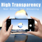 Verre trempé 9H  pour Iphone12/ 12 mini Protecteur d'écran de caméra CD anneau de caméra Protecteur d'objectif de caméra pour iphone 12 /12mini – Image 3