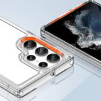 حافظة سامسونج جالاكسي S23 الترا المدرعة من سلسلة حافظات مواصفات الألوان الجديدة مع إطار جل شفاف ولمسة نهائية عالية المستوى s23ultra - الصورة 4