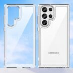 حافظة سامسونج جالاكسي S23 الترا المدرعة من سلسلة حافظات مواصفات الألوان الجديدة مع إطار جل شفاف ولمسة نهائية عالية المستوى s23ultra