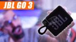 JBL GO 3 – Enceinte Bluetooth portable et légère, aux basses intenses et au style audacieux – Étanche à l’eau et à la poussière