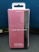 POCHETTE Note10 ROSE ORIGINAL غطاء سامسونج كلير فيو EF-ZN970C لهاتف جالاكسي نوت 10, ملحوظة 10 5ز - الصورة 2