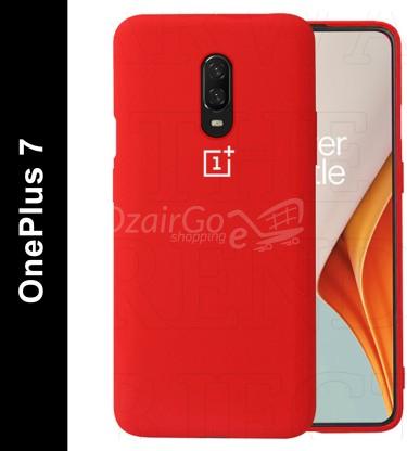 Coque en silicone d'origine 1+ 7 rouge pour Oneplus7