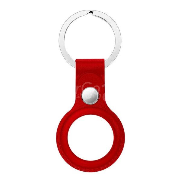 سلسلة مفاتيح من الجلد الصناعي لـ Apple Airtag, حالة وقائية لأبل AirTag, بلوتوث, تعقب الموقع