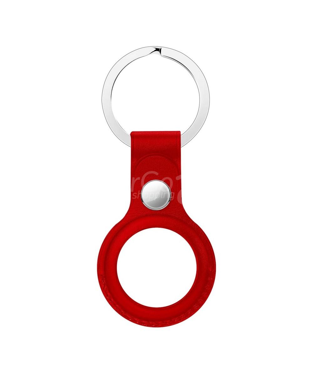 Protection-porte-cle-airtag-simili-cuir.jpg الصناعي لـ Apple Airtagبحالة وقائية لأبل AirTag porte-clés en cuir simili pour Apple Airtag, étui de protection pour Apple AirTag, Bluetooth, traceur de localisation - الصورة 1