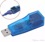 Adaptateur USB RJ45 Lan Card Ethernet Adaptor Network 10/100 Mbps pour PC portable – Image 2