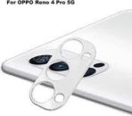 Anneau de Protection d'objectif d'appareil photo pour RENO4, placage en aluminium