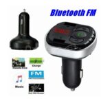 شاحن سيارة Modulator FM , بلوتوث, 2x منافذ USB, 2.1أ