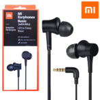 Écouteurs intra-auriculaires avec micro, pour Xiaomi Mi PISTON NOIR