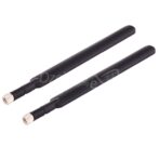 2PCS antenne externe 4G noire SMA mâle pour routeur LTE, modem