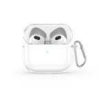 AIRPOD3 Case Housse de protection transparente en TPU avec porte-clés pour AirPods Case Air Ripple Housse de transport pour AirPods Pro Case – Image 5