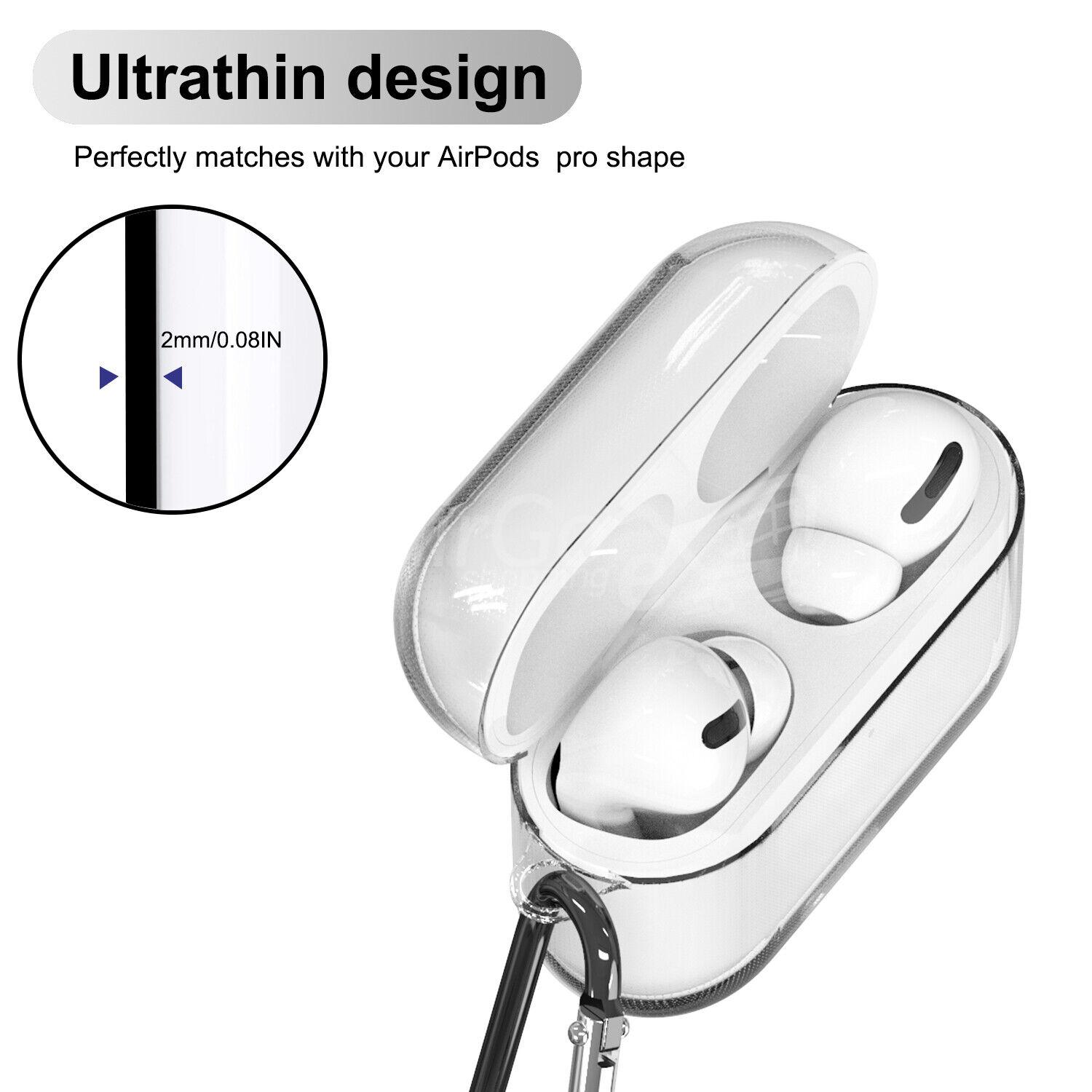 S-L1600-36.JPGAIRPOD PRO غطاء واقٍ شفاف من مادة البولي يوريثان الحراري مع سلسلة مفاتيح لعلبة AirPods جراب تموج الهواء لحالة AirPods Pro AIRPOD PRO Case Housse de protection transparente en TPU avec porte-clés pour AirPods Case Air Ripple Housse de transport pour AirPods Pro Case - الصورة 4