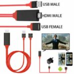 Adaptateur HDMI HDTV 1080p 4k Câble 1m pour iPhone iPad – Image 2