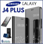 حقيبة مرآة J4+ 2018 حافظة مرآة بغطاء قلاب حافظة غطاء مرآة سامسونج J 4+ 2018 جيه 4 بلس
