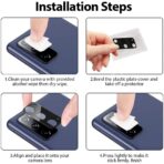 Protection d'objectif de caméra en métal anti-rayures, لهاتف Samsung Galaxy S20 - الصورة 2