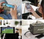 ⁦محول لايتنينج أصلي 2 في 1 مساعد 3.5 ملم (بلا بلوتوث ) HH-026ل⁩ - الصورة ⁦3⁩