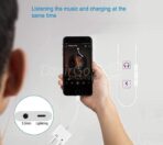 محول لايتنينج أصلي 2 في 1 مساعد 3.5 ملم (بلا بلوتوث ) - الصورة 3