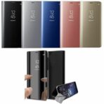 جراب مرآة J7 /J7 CORE /J700 غطاء قلاب غطاء مرآة سامسونج J غطاء مرآة 7 /J7 كور /J700 - الصورة 2