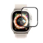Verre trempé en céramique pour iwatch apple watch 49mm courbé curved souple film de protection d'écran incassable film montre intelligente smart watch 49 MM. smartwatch /montre connectée – Image 3