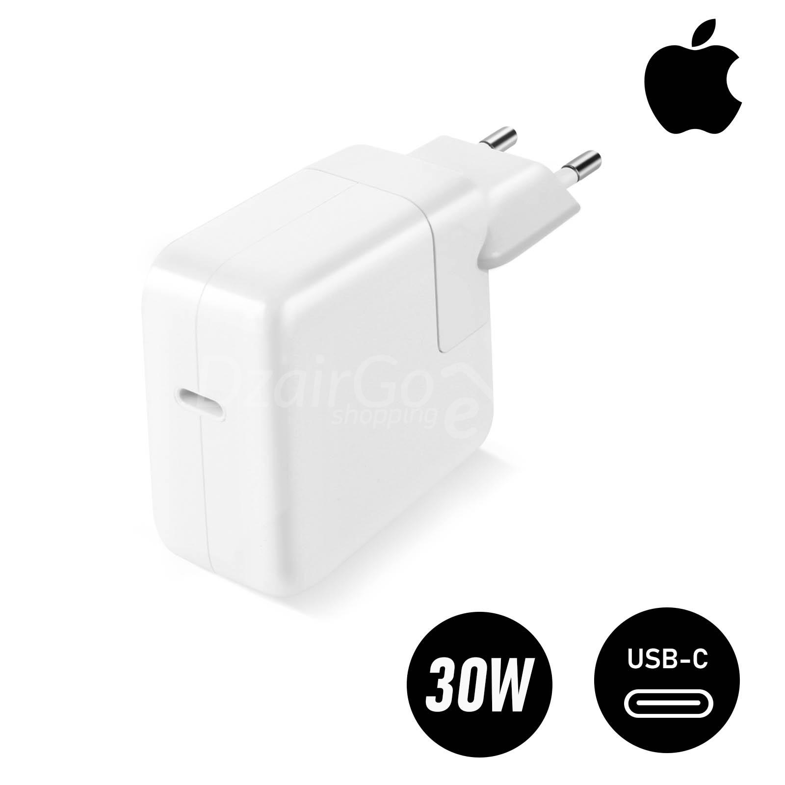 Adaptateur secteur Apple USB-C 30W pour iPad et MacBook