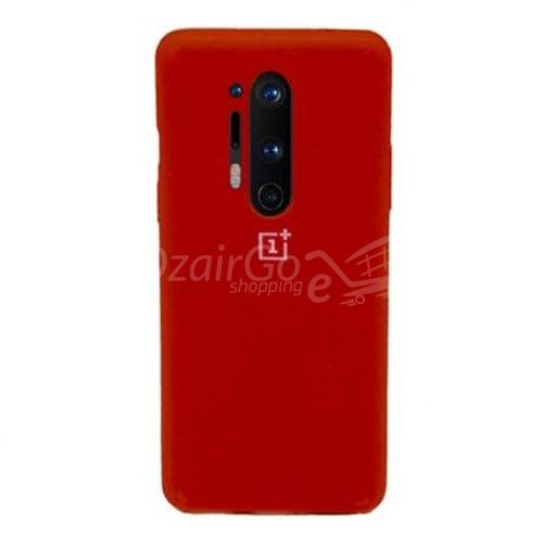 Coque en silicone d'origine 1+8 PRO rouge pour Oneplus