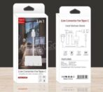 adaptateur 3en1 Type-C / Type C + 2 port Auxiliaire MacBook iPad smartphone jh-098 – Image 2