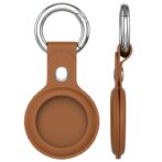 ⁦سلسلة مفاتيح من الجلد الصناعي لـ Apple Airtag, حالة وقائية لأبل AirTag, بلوتوث, تعقب الموقع⁩ - الصورة ⁦3⁩