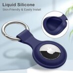 Etui Airtag en Silicone, 1 pièce, coque de protection pour Airtag Apple Airtag 2021, couvercle de protection pour traceur gps de porte-clés – Image 7