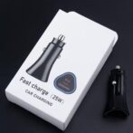 Chargeur auto 25 W PD de type C très bonne qualité , allume cigare adaptateur auto rapide Samsung 25w fast – Image 4