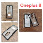 غطاء / غطاء خلفي لـ 1+8 ون بلس 8 جهاز كمبيوتر ipaky + غطاء ممتص للصدمات شفاف شفاف للغاية من مادة TPU