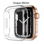 Coque de protection 45mm pour Apple watc Transparent. smartwatch /montre connectée APPLE WATCH SERIES 9/8 - 45 MM