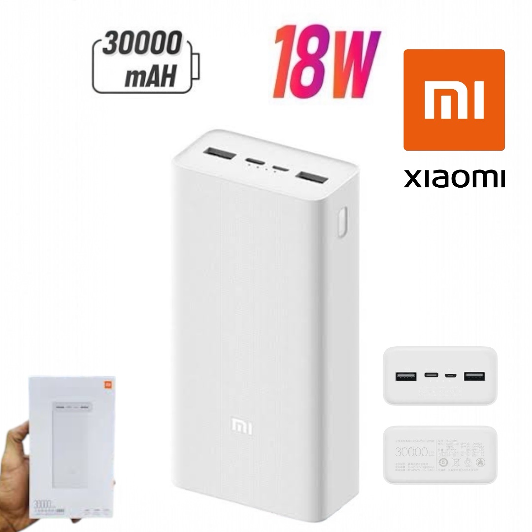photoroom_20260317_184944 Xiaomi Mi 30000mAh Power Bank 3 Charge Rapide ORIGINAL XIAOMI 18W – Image 1