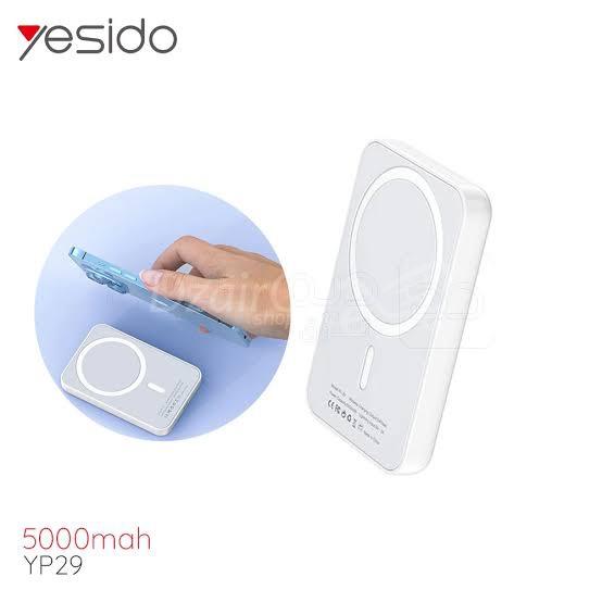 04f52ff9-57d0-4179-b1ca-c8f69dc713b2 للشحن اللاسلكيلا فيل 5000 مللي أمبير YESIDO YP29 PowerBank magsafe Wireless Charge, sans fil 5000mah YESIDO YP29 - الصورة 2