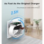 Mini station de charge portable ultra legér USB-C magnétique porte clés pour votre Apple Watch. smartwatch /montre connectée – Image 5
