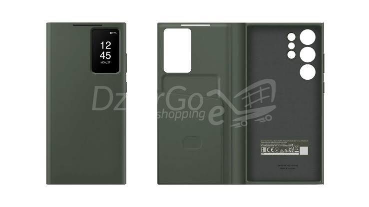 10000حافjpg سامسونج S23 الترا سمارت فيو اصلية Pochette Étui Portefeuille Samsung S23 Ultra Smart View ORIGINAL- Vert foncé s23ultra - الصورة 3