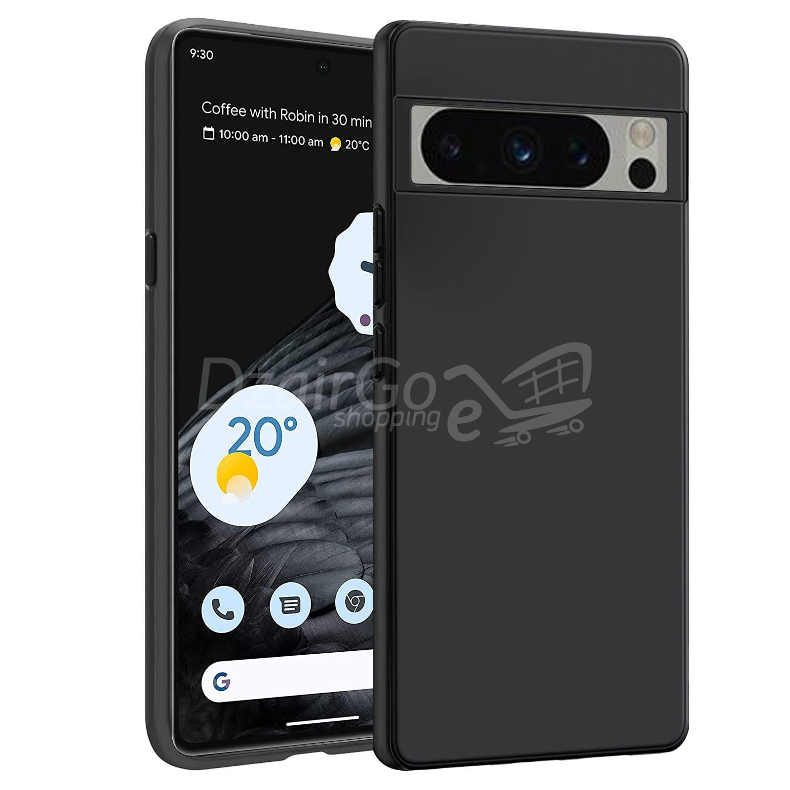 10000حافjpg كمبيوتر رفيعة للغاية وناعمة غير لامعة لهاتف Google Pixelيجراب خلفي واقٍ صلب مضاد لبصمات الأصابع من Pro Pixel8 Pro 8pro Coque PC ultra-mince lisse et mate pour Google Pixel 8 Pro Pixel8 Pro 8pro Coque arrière de protection rigide anti-empreintes digitales (Noir, Pixel 8) étui slim mât - الصورة 4