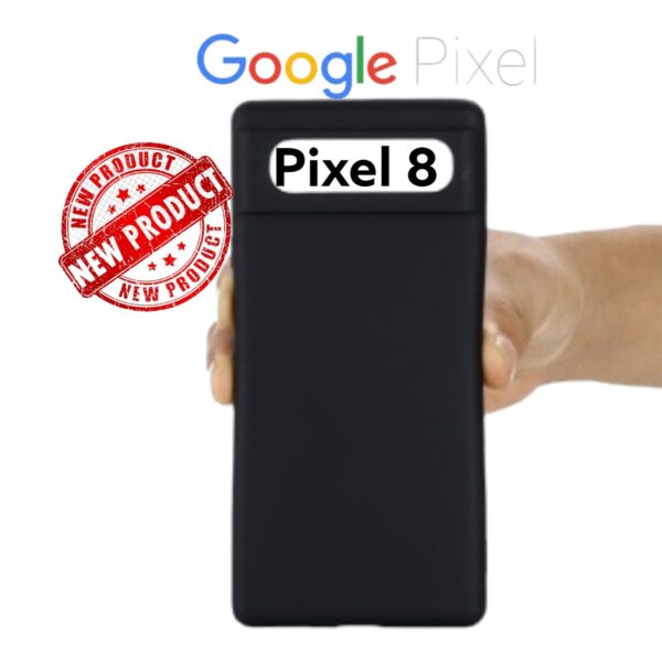 Coque PC ultra-mince lisse et mate pour Google Pixel 8 Pixel8 Coque arrière de protection rigide anti-empreintes digitales (Noir, Pixel 8) étui slim mât
