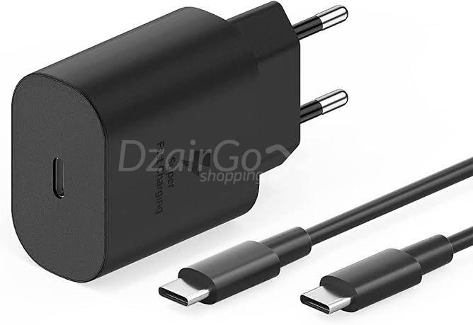 1000002081.jpg Pack chargeur Samsung 25 Wat avec câble Samsung type c type c super fast charge 25w qualité supérieure – Image 3