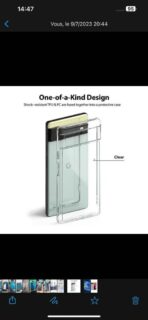 حافظة كمبيوتر جوجل بيكسل فائقة النحافة والشفافة 8  جراب خلفي واقٍ صلب مضاد لبصمات الأصابع من Pixel8 - الصورة 3