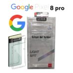 Coque PC ultra-mince lisse transparent Google Pixel 8 Pro Pixel8 Pro 8pro Coque arrière de protection rigide anti-empreintes digitales