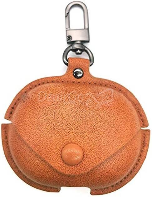 10000حافظjpgلهاتف هواوي FreeBuds PRO حافظة جلدية واقية للأعمال مزودة بخطاف Étui Pour Huawei FreeBuds PRO Business Étui de protection en cuir pour écouteurs avec crochet (marron clair) - الصورة 3