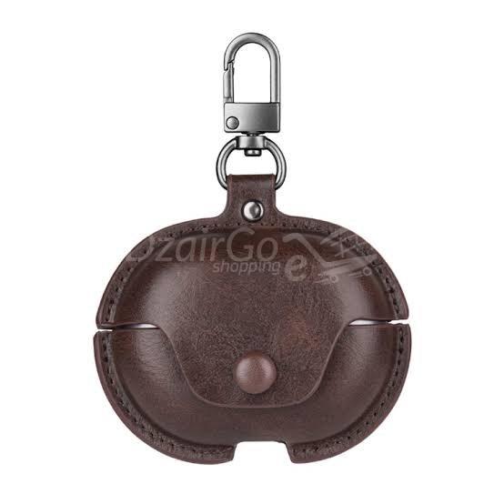 1000002285.jpg Étui Pour Huawei FreeBuds Pro 2 Business Étui de protection en cuir pour écouteurs avec crochet (marron foncé) – Image 3