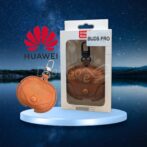 Étui Pour Huawei FreeBuds PRO Business Étui de protection en cuir pour écouteurs avec crochet (marron clair)
